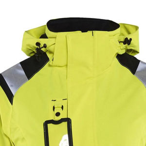 เสื้อแจ็คเก็ตนิรภัยสะท้อนแสงกันน้ำกันลมสำหรับงานอุตสาหกรรมและก่อสร้าง ผลิตจากโพลีเอสเตอร์คุณภาพสูง เหมาะสำหรับทุกเพศ - Product Image 3