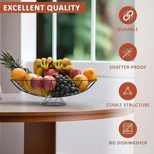 Panier de rangement décoratif en métal industriel avec poignées pour le rangement dans le salon - Product Image 3