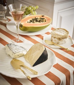 Ensemble de couteaux à fromage modernes en or, finition miroir, acier inoxydable, résistant à la rouille, couverts de service pour mariage, finition dorée - Product Image 4