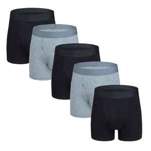 Mens Bamboo <b>Boxer</b> Shorts Soft Cooling Underwear Stretch Waist Lightweight Breathable Daily Comfort Sleep Shorts <b>Custom</b> OEM - Product Image 2