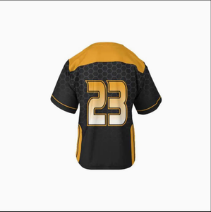 Camisetas de Lacrosse Reversibles de Alta Calidad, Impresión por Transferencia de Calor, Transpirables, Antibacterianas, de Secado Rápido, Servicio OEM Personalizado - Product Image 4