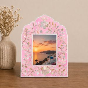 <b>Top</b> Quality Decorative Square Mother of <b>Pearl</b> Inlay Custom Design Photo Frame Handicrafts Wall Decor Customizable Size - Product Image 1