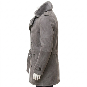 Men's Polyester Wadded Leather Jacket - Product Image 3