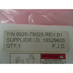 AMAT 0020-75025 COVER DISC - อุปกรณ์และอะไหล่เซมิคอนดักเตอร์ระดับโลกที่เชื่อถือได้ - Product Image 1