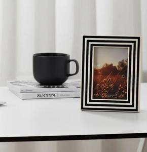 Most Selling Crescent Crafts Colorful Handmade Bone Inlay Customizable Size Vertical Photo <b>Frame</b> Mosaic Tabletop Decor Indian - Product Image 1