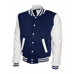 เสื้อแจ็คเก็ตเบสบอลผ้าฟลีซหนานุ่มสำหรับผู้ชาย รุ่น Pro Club แบบ Varsity College Event Letterman พร้อมชื่อทีม - Product Image 2