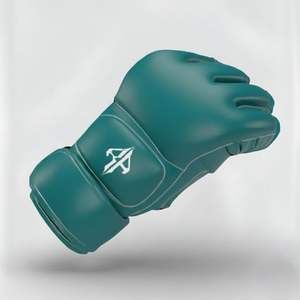 Gants de boxe pour hommes en cuir PU de haute qualité, légers, à doigts entiers, avec fermeture lacée, pour adultes, RIVIAN - Product Image 4