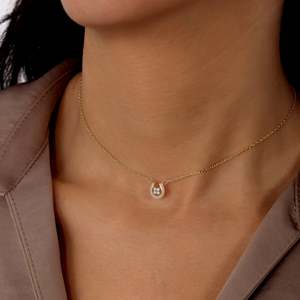 Bague pour femme en or jaune, sertie de sept pierres naturelles ovales, de luxe, à dôme bas et sertie de diamants - Product Image 3