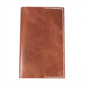 Carnet de notes en cuir de buffle marron antique, couverture rigide, cousu à la machine, rechargeable, pour journal intime ou promotion de cadeaux - Product Image 1