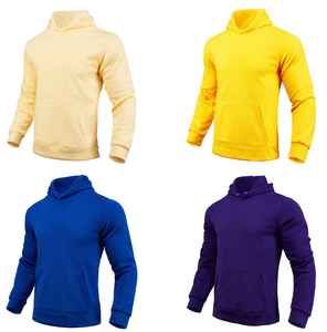 Men <b>Hoodies</b> Casual Multi Colour Streetwear Fashion Hooded Hip Hop Pullover <b>Workout</b> Hoodie Top For Men's - Product Image 4