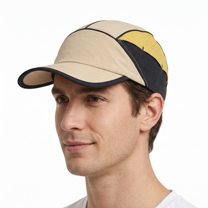Unisex 6-Panel Baseball Cap Breathable Mesh Adjustable Buckle Color Blocking Outdoor Sports <b>Hat</b> Spring <b>Summer</b> Casual Style - Product Image 4