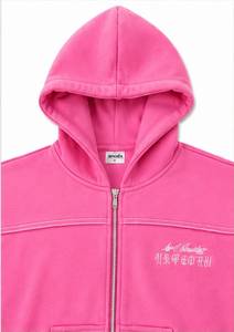 ชุดวอร์มผู้ชายแบบโอเวอร์ไซส์ มีฮู้ด สีขาว สำหรับฤดูหนาว สไตล์ลำลอง ออกแบบโลโก้พิมพ์เองได้ ผ้าฝ้ายฟลีซ 100% น้ำหนักเบา - Product Image 2