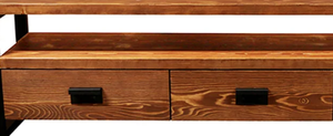 Oferta Especial: Mueble para TV Extensible de Madera Sólida y Hierro Forjado, Estilo Americano Moderno de Mediados de Siglo, Calidad Premium, Venta al Por Mayor - Product Image 2