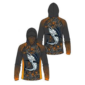 Camisas de Pesca con Capucha, Impermeables, Transpirables, con Protección UV, de Secado Rápido y Manga Larga para Pescadores - Product Image 4