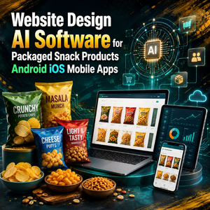 ซอฟต์แวร์ AI สำหรับออกแบบเว็บไซต์ ERP CRM สำหรับผลิตภัณฑ์ขนมขบเคี้ยวแบบบรรจุภัณฑ์ แอปพลิเคชันมือถือ Android iOS ปลั๊กอิน WordPress Shopify AI สำหรับอีคอมเมิร์ซ - Product Image 3