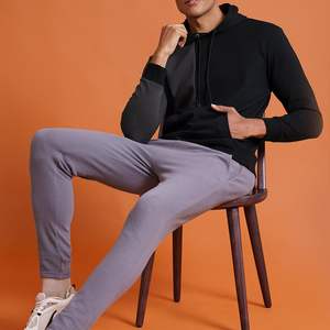 Mens color block Hoodies <b>Crafted</b> 100% Cotton Comfort-Focused Fabric for Flexible Movement Casual Outdoor Routines Supporting - Product Image 4