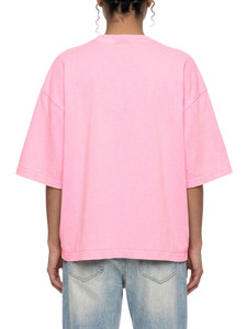 Camiseta Oversize de Algodón con Cuello Redondo Unisex, Ajuste Relajado, Camiseta Básica Oversize de Peso Pesado, Camiseta Casual con Hombros Caídos, Premium B - Product Image 3