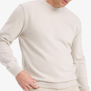 Sweat-shirt à capuche personnalisé pour homme, col rond, coton uni, respirant, manches longues, streetwear, nouveau design. - Product Image 2