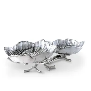 Cuenco Decorativo Premium de Metal Martillado para Decoración Interior Elegante y Exhibición de Frutas; Elegante Cuenco de Cerámica Hecho a Mano para - Product Image 4