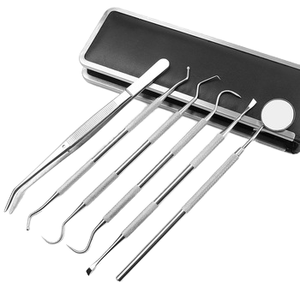 Ensemble d'instruments chirurgicaux dentaires BK Industries en acier inoxydable certifié CE, poignée ergonomique, classe II, manuel, argent, extraction dentaire - Product Image 2