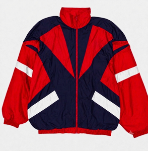 Vintage Color Block Windbreaker <b>Jacket</b> <b>Men</b> Zip Up Track <b>Jacket</b> Lightweight Breathable Outdoor Casual Wear - Product Image 3