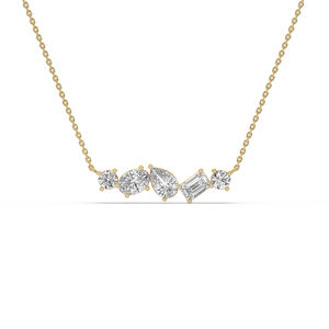 LUXESHINE - Colgante de Oro Sólido de 14K con Diamante Cultivado en Laboratorio de 2.70 CT, Color E, Certificado IGI, Corte Oval Brillante, Peso del Metal: 3.15 Quilates - Product Image 3