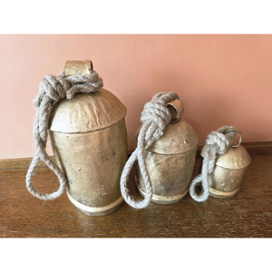 Vintage Style Pure Brass Hanging Bell with Polished Finished and Cast Handle <b>Outdoor</b> Christmas Decorative Showpiece Supplies - Product Image 1