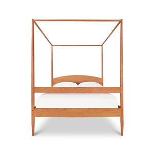 Wholesale Modern Solid Wood Canopy <b>Bed</b> | Arched Headboard 4 Poster <b>Platform</b> <b>Bed</b> Frame - Product Image 2