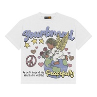 T-shirts sportifs à la mode personnalisés de conception haut de gamme, 100% coton, col rond, coupe ample pour hommes, prix de gros