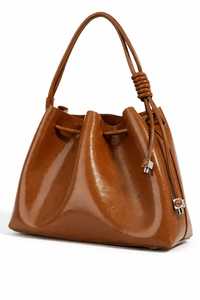 Genuine Leather Office Bag for Men – Executive Laptop <b>Tote</b> Luxury Leather Crossbody Bag – Trendy Designer Sling - Product Image 2