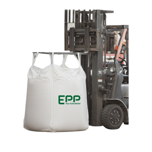 Sacs en vrac FIBC haute densité 14x14, facteur de sécurité 5:1, sac jumbo en polypropylène de 1 tonne, sacs tissés robustes pour l'emballage du sable et du ciment - Product Image 2