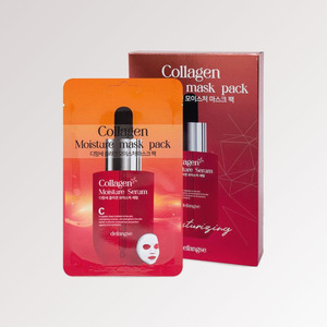 แผ่นมาส์กหน้าคอลลาเจน Dipangse Collagen Moisture Face Mask 10 แผ่น ผลิตในเกาหลี - Product Image 2