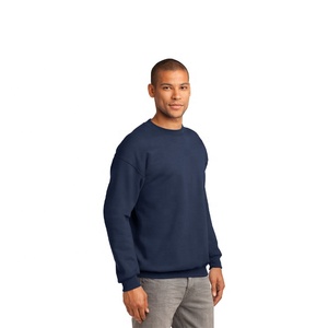 Sweat-shirt col rond uni 100% coton, Logo personnalisé, sweat-shirt surdimensionné unisexe pour hommes, sweat-shirt à capuche - Product Image 4