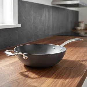 Durable and Premium Non Stick <b>Cast</b> Iron Frypan 24 Cm Nitrile Series <b>Pan</b> for Home and Professional Kitchen - Product Image 4