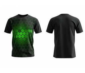 T-shirt de sublimation coupe athlétique pour l'entraînement sportif |   Tailles pour hommes, femmes et jeunes |   Vêtements de sport légers et à séchage rapide - Product Image 4