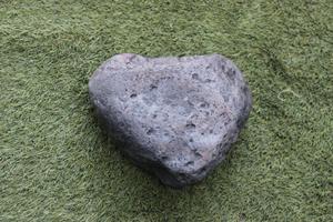 Natural Texture Grey FRP Rock Artistic Fiberglass <b>Stone</b> Island Irregular Shape Modern Design 300x200x145mm Outdoor Use - Product Image 3