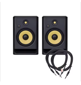 Par de Monitores de Estudio Profesionales Bi-Amplificados KRK RP8 8 G4, Salida de Audio Estéreo de 8 Pulgadas, Color Negro - Product Image 2