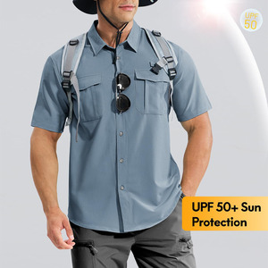 Chemises de pêche professionnelles pour hommes, à porter régulièrement, pour activités sportives, faciles à porter, vêtements d'extérieur. - Product Image 4