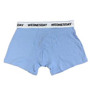 Wholesale Customized <b>Silk</b> Screen Printed Logo <b>Men's</b> Breathable 100% Cotton Knitted Waist Boxer <b>Shorts</b> - Product Image 3