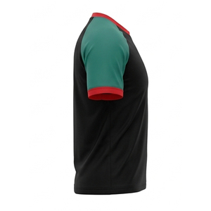 Camiseta de Manga Raglán para Hombre Arnis, 100% Algodón Comprimido, 180g, Negra, Verde, Roja, Cuello Redondo, Corte Casual, Logotipo Estampado en la Parte Delantera - Product Image 2