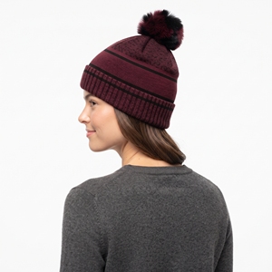 Gorro de Invierno de Punto Acrílico de Color Sólido al por Mayor, Unisex, Cálido, con Logo Personalizado, Gorra Lisa con Puño - Product Image 4