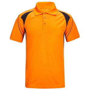 เสื้อโปโลผู้ชายแขนสั้นสีขาว ผ้าถัก แต่งสีบลูบล็อก แห้งเร็ว สวมใส่สบาย ทรงปกติ - Product Image 4