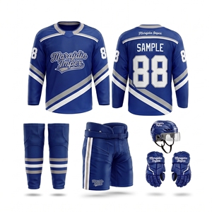 Uniforme de Hockey sobre Hielo de Venta Directa de Fábrica, Uniforme de Hockey sobre Hielo de la Mejor Calidad, Uniforme de Hockey sobre Hielo Resistente - Product Image 1