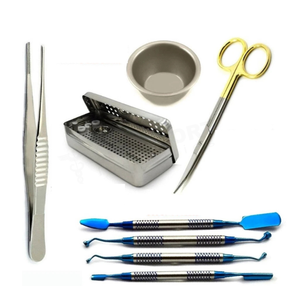 Kit de chirurgie dentaire premium PRF/GRF : Système de plaquettes riches en fibres, membrane chirurgicale, instruments chirurgicaux en acier inoxydable réutilisables, certifié CE - Product Image 1