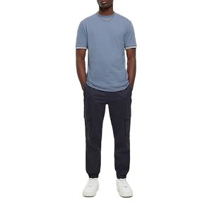 Camiseta de Hombre, Poliéster/Algodón, Transpirable, de Secado Rápido, Cuello Redondo, OEM, Moda de Verano, Corte Regular, Personalizable - Product Image 4