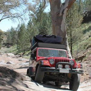 Heavy Duty 51\"x36\"x5\" Roof Rack for <b>Cars</b> Waterproof Cargo Carrier Basket with Elastic Net Attachment <b>Hooks</b> and Ratchet - Product Image 6