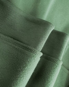 Men's Mint Green Hooded Sweatshirt Regular Fit Cotton Fleece Front Print Logo Casual Winter Eco-Friendly Breathable - Product Image 3