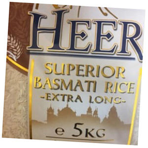 Arroz Basmati Heer de grano largo de alta calidad y más vendido para cocinar, de color blanco fino y delicioso. - Product Image 4