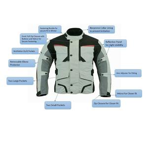 Blouson de moto en textile Cordura pour l'hiver, col montant, style urbain, fabriqué au Pakistan, prix de gros - Product Image 5