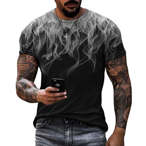 T-shirt uni pour homme de haute qualité, sublimation, 100% polyester, tricoté, manches longues, respirant, séchage rapide, vêtements d'été, best-seller - Product Image 1